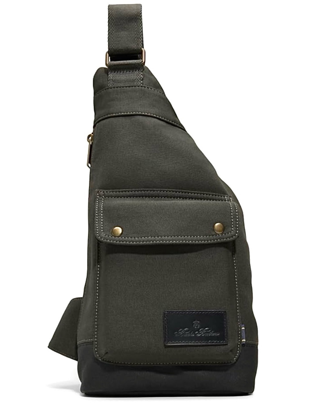 Brooks Brothers Dark Green Baywood Sling Crossbody Bag Adjustable Strap NWOT